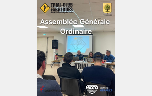 Assemblée générale 2024-2025 : Une saison de relance et d’excellence sportive pour le Trial Club Fabrègues