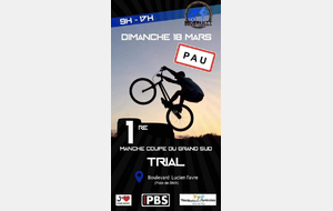 Coupe Crand Sud VTT 2018  Trial 1ère manche